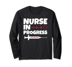 Krankenpflegestudent Kunst Männer Frauen NICU-Abschluss Zukünftige Krankenschwester Langarmshirt von Nurse Gift For CNA ER RN Nurse