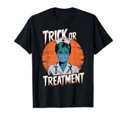 Trick or Treatment Lustiger Halloween Krankenschwester Geist T-Shirt von Nurse Halloween Gifts For Nurses Women and Girls