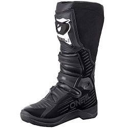 O'NEAL Motocross Stiefel RMX Boot EU I Enduro Motorrad I Ergonomische Motorradschuhe Herren & Damen mit Anti-Rutsch Sohle I Schwarz I Größe 48 von O'NEAL