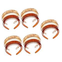 OATIPHO 10 Stück Zahn Stirnband Rutschfeste Stirnbänder Zahn Stirnband Für Damen Stirnbänder Damen Stirnbänder Für Damen Accessoires Für Teenager Breite Zähne Kamm Stirnband von OATIPHO