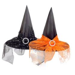 OATIPHO 2 Stück Halloween Hexenhut Cosplay Hexenhüte Halloween Dekoration Hasenschwanzkostüm Hexenkostüm Hexenhüte Dekorationen Halloween Hexenhut Halloween Hexenkappen Damen von OATIPHO