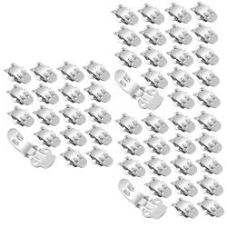 OATIPHO 75 Stk Edelstahl-Schuhs chnalle Schuhclips stainless steel Schuhe für Frauen Wohnungen Flachrohling-Schuhklemmen dekorative Schuhschnallen Schuhklemmen aus Metall Hoher Absatz leer von OATIPHO