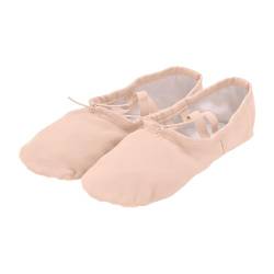 OBiQuzz Kinder-Tanzschuhe, Damen-Übungsschuhe mit weicher Sohle, für Erwachsene, Ethno-Ballettschuhe, Yoga-Schuhe Sneaker Mädchen Hoch (Pink, 36 Big Kids) von OBiQuzz