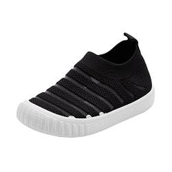 OBiQuzz Sportschuhe Kinder Jungen Outdoor - Turnschuhe Slip-On Einzelne Schuhe Gestrickte Kinderschuhe Weichen Sohle Sneaker Atmungsaktive Laufschuhe Wander Trekkingschuhe Leicht Übergangsschuhe von OBiQuzz