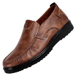 Slipper & Mokassins Für Herren Business Schuhe Lederschuhe Pu Leder Halbschuhe Bequem Loafers Flach Slip On Businessschuhe Freizeitschuhe Männer Herrenschuhe Bootschuhe Wanderschuhe Arbeitsschuhe von OBiQuzz