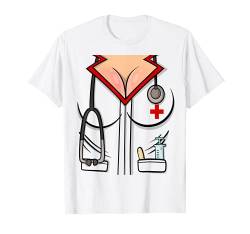 Sexy Krankenschwester-Kostüm. T-Shirt von OKAI Halloween