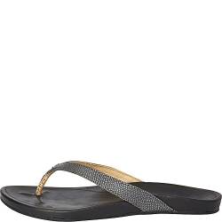 OLUKAI Hi Ona Women, 10.0US Women/40 EU, Pewter/Black von OLUKAI