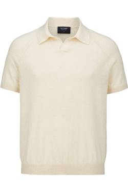 OLYMP SIGNATURE Soft Business Tailored Fit Poloshirt Off White, Einfarbig von OLYMP SIGNATURE