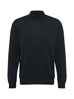 OLYMP Herren Rollkragenpullover Casual.Strick,Single Jersey,Regular fit,schwarz 68,XL von OLYMP