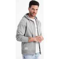 OMBRE Kapuzenpullover BASIC Herren Sweatshirt mit Reißverschluss und Kapuze von OMBRE