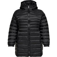 ONLY CARMAKOMA Blouson Lange Puffer Steppjacke Plus Size Übergrößen CARNEWTAHOE 4281 in Schwarz von ONLY CARMAKOMA