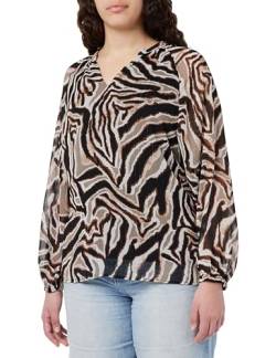 ONLY CARMAKOMA Carkaia Ls V-Neck Blouse AOP von ONLY Carmakoma