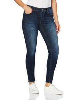 Only Carmakoma Damen Carwilly Life Reg Sk Ank Raw Rea4342noos Jeans, Dark Blue Denim, 46W / 32L EU von ONLY Carmakoma