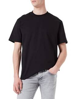 ONLY & SONS Herren Rundhals T-Shirt ONSFRED - Relaxed Fit S-XXL Schwarz Weiss, Größe:M, Farbe:Black 22022532 von ONLY & SONS