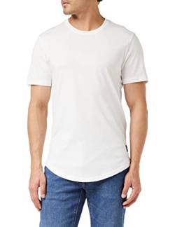 ONLY & SONS Herren T-Shirt onsMATT LONGY SS TEE NOOS, Weiß (White), Gr. XS von ONLY & SONS