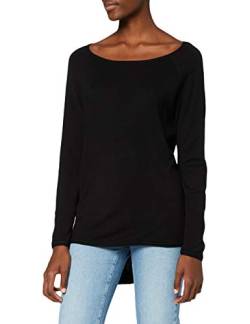 ONLY Damen Langer Feinstrick Pullover | Langarm Rundhals Knit Sweater | Stretch Jumper Locker ONLMILA, Farben:Schwarz, Größe:XS von ONLY