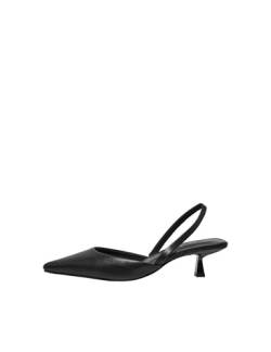 ONLY Damen ONLCOCO-4 PU Slingback-NOOS Sandalette, Black, 38 EU von ONLY