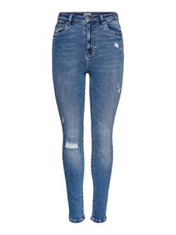 ONLY Damen ONLMILA Life HWSK ANK DST BJ139944 15195399, Medium Blue Denim, 29/"32 von ONLY