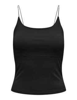 ONLY Damen Onlea S/L Hot JRS Top, Black, Large von ONLY