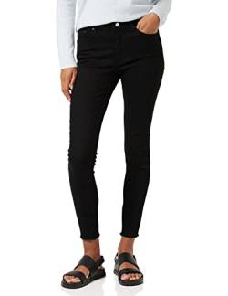 ONLY Damen onlBLUSH MID SK ANK RAWJNS REA2343 NOOS Skinny Jeans, Schwarz (Black Denim), XS/30L von ONLY