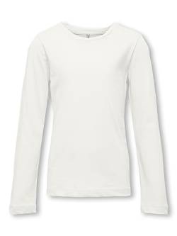 ONLY Mädchen Kognew Only L/S Tee Jrs Noos Langarmshirt, Cloud Dancer, 146-152 EU von ONLY