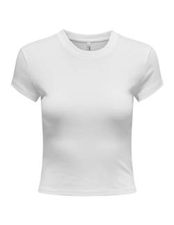 ONLY T-Shirt Damen, Weiß, XXL von ONLY