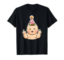 Lustiges neues Jahr Baby Mittelfinger F the Holidays Eve T-Shirt von OOBABYBABY