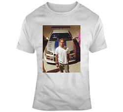 Paul Walker Fast Furious Racing Speed Car Fan Movie T Shirt WhiteX-Large von OPTE