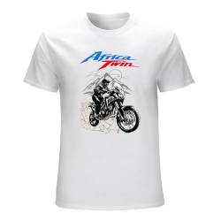 Africa Twin CRF1000l T-Shirt Black t Shirts Men Workout Shirt Cute Clothes Men's t Shirts T-Shirt White L von OPYYOR