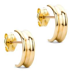 Orovi Damen Ohrringe Gelbgold Ohrstecker 14 Karat (585) Gold von OROVI