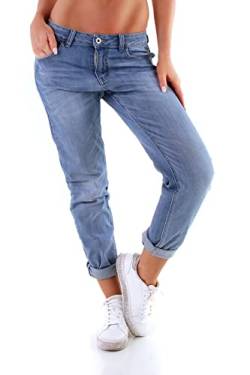 OSAB N11230 Damen Jeans Röhrenjeans Hose Baggy Boyfriend Haremscut Wrinkle Basic von OSAB