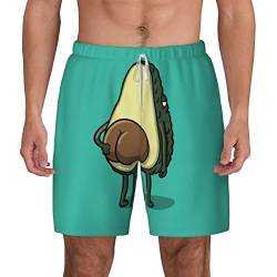 OTRAHCSD Shorts, niedliche Avocado-Anime-Badehose, Herren-Badehose zum Schwimmen, Surfen und Strandaktivitäten, siehe abbildung, S 7-9 von OTRAHCSD