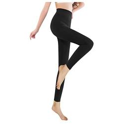 OUMSHBI Strumpfhose Ohne Fuss Damen Strumpfhosen Plüschstrümpfe Perfekt Beine Abnehmen Gefälschte Durchscheinend Warm Fleece Pantyhose Warme Strumpfhosen Verdickte Leggings Thermo Strumpfhose von OUMSHBI