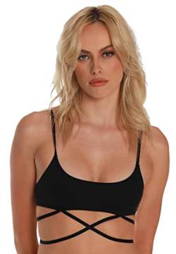 OW Intimates Women's TWIGA Top Bra, Schwarz, XL von OW Intimates