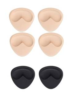 OXDOHUE 3 Paar BH Pads Selbstklebende, Push Up Pads Einsätze Abnehmbare Brustvergrößerer für Bikini, Tri-Winkel Form von OXDOHUE