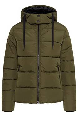 OXMO Sofina Damen Winterjacke Damenjacke Jacke gefüttert mit Kapuze, Größe:XS, Farbe:Dusty Olive (180515) von OXMO