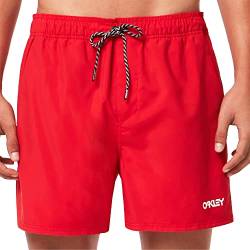 Oakley Herren Beachvolley Beachshorts, 40,6 cm Boardshorts, red line, XXL von Oakley