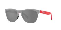 Oakley Herren Oo9374 Frogskins Lite Square Sonnenbrille, Matt Nebel/Prizm Schwarz von Oakley