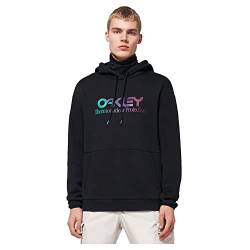 Oakley Herren Rider Long 2.0 Hoodie, Schwarz/Weiß, X-Large von Oakley