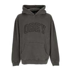 Leichter Herren-Hoodie Pigment Collegiate Extra Heavy Hoodie Pigment Pirate Schwarz von Obey