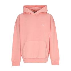 Leichtes Kapuzen-Sweatshirt fur Herren, Kleinbuchstaben-Pigment-Hoodie, Fleece, Pigment-Shell-Rosa von Obey