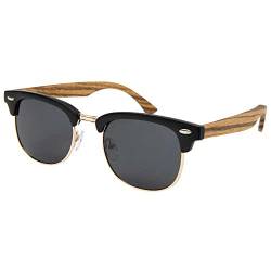 Ocean Sunglasses Fashion cool Polarized Bamboo Unisex Sunglasses Men Women Ocean Brown Sonnenbrille von Ocean Sunglasses