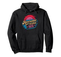 Fantastisch seit Oktober 1978 Geburtstag 1978 October Vintage Pullover Hoodie von October Birthday Awesome Since October Vintage