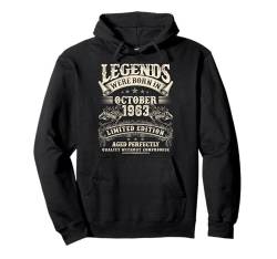 Vintage 61. Geburtstag Geschenke für Männer 61 Jahre alt Oktober 1963 Pullover Hoodie von October Birthday Gifts For Legendary Men Apparel