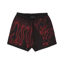 Evangelion 02 Flowing Octopus Swimtrunk Herren Badeshorts Schwarz von Octopus