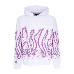 Leichtes Herren-Kapuzenpullover Fast Hoodie WeiB von Octopus