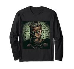 Wikinger T-Shirt Krieger Odin Vikings Thor Asgard Herren Langarmshirt von Odin Shop IBK