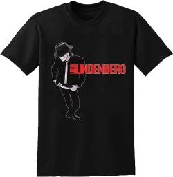 UDO LINDENBERG Herren-T-Shirt, Grafik, Schwarz, Schwarz , XL von Oeste