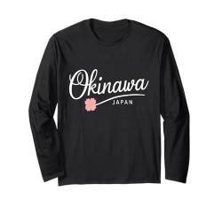 Cute Sakura Summer Japan Beach Vacation Okinawa Langarmshirt von Okinawa Reiseoutfit für Männer und Frauen