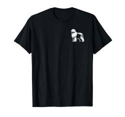 Hund Papa Mom Lover - Einfarbiger Old English Sheepdog T-Shirt von Old English Sheepdog Gift for Men, Women & Dad